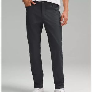 Lululemon ABC Classic Pant Obsidian Gray Sz 38